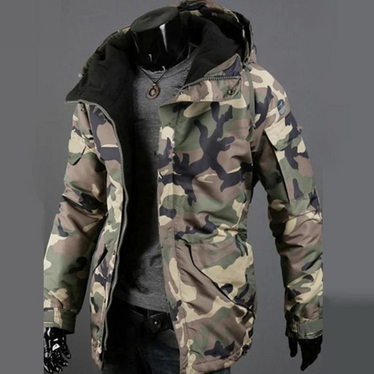 Men's Camouflage Jacket – Lightweight Military Style Outerwear